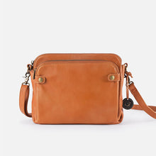 Ladda upp bild till gallerivisning, Crossbody-axel i tre läder lager