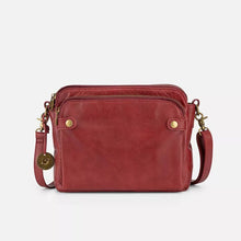 Ladda upp bild till gallerivisning, Crossbody-axel i tre läder lager