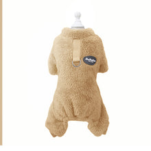 Ladda upp bild till gallerivisning, Elastisk jumpsuit för husdjur i fleece med dragkedja