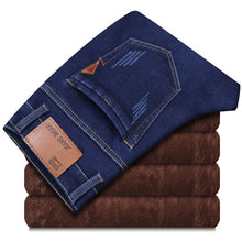 Ladda upp bild till gallerivisning, Male Loose Stretchy Denim Straight Pants
