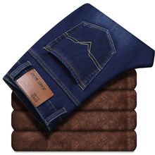 Ladda upp bild till gallerivisning, Male Loose Stretchy Denim Straight Pants