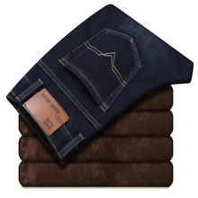 Ladda upp bild till gallerivisning, Male Loose Stretchy Denim Straight Pants