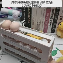 Ladda upp bild till gallerivisning, Förvaringshylla för ägg i fyra lager