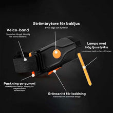 Ladda upp bild till gallerivisning, LED-baklykta för cykel