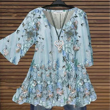 Ladda upp bild till gallerivisning, Swing Flare Sleeve Blus