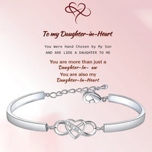 Ladda upp bild till gallerivisning, Kom alltid ihåg att jag älskar dig mamma Forever Love Hjärt Armband