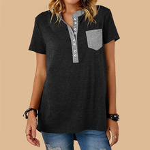 Ladda upp bild till gallerivisning, T-shirt med ficka och knappar
