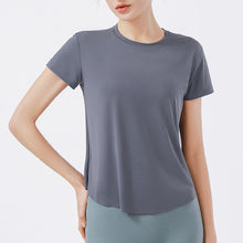Ladda upp bild till gallerivisning, Utskärning vacker back yoga T-shirt