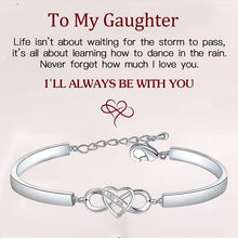 Ladda upp bild till gallerivisning, Kom alltid ihåg att jag älskar dig mamma Forever Love Hjärt Armband