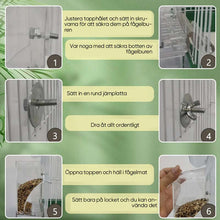 Ladda upp bild till gallerivisning, Automatisk genomskinlig fågelmatare utan spill