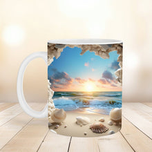 Ladda upp bild till gallerivisning, Mugg i strandstil