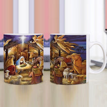 Ladda upp bild till gallerivisning, Vintage jul julkrubba mugg