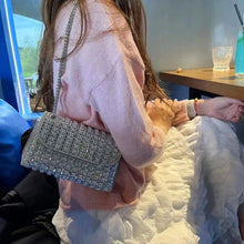 Ladda upp bild till gallerivisning, Ljus lyxig diamantväska