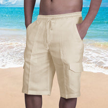 Ladda upp bild till gallerivisning, Men's Casual Linen Shorts