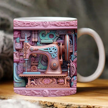 Ladda upp bild till gallerivisning, 3D Sewing Machine Printed Water Cup