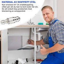 Ladda upp bild till gallerivisning, Kraftfullt munstycke för rengöring och rensning av rör
