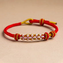 Ladda upp bild till gallerivisning, Persikoblommknyt Armband