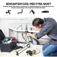 Ladda upp bild till gallerivisning, Sexkantsnyckel med fyra käftar