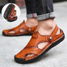 Ladda upp bild till gallerivisning, Casual lädersandal | Herr | Lättvikt