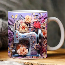 Ladda upp bild till gallerivisning, 3D Sewing Machine Printed Water Cup