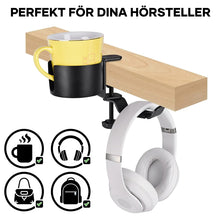 Ladda upp bild till gallerivisning, 2 i 1 universell skrivbordsmugghÄllare