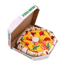 Ladda upp bild till gallerivisning, Box med 4-par Personliga Kreativa Pizza-strumpor