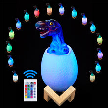 Ladda upp bild till gallerivisning, Nattlampa med dinosaurieägg
