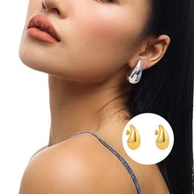 Ladda upp bild till gallerivisning, örhängen med droppform