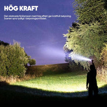 Ladda upp bild till gallerivisning, Ultrastark ficklampa med vit laser och lång räckvidd