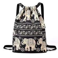 Ladda upp bild till gallerivisning, AxelremsvÀska med dragsko i etnisk stil