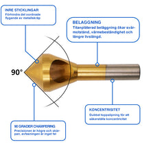 Ladda upp bild till gallerivisning, Avfasningsverktyg för fasskärare (4 st)