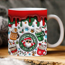 Ladda upp bild till gallerivisning, 3D-mugg med julmotiv