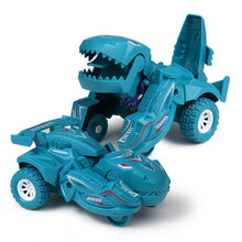 Ladda upp bild till gallerivisning, Transformerande glidande dinosaurieleksaksbil