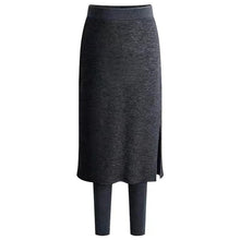Ladda upp bild till gallerivisning, Vinter Leggings i Termisk Fleece med Kjol