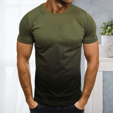 Ladda upp bild till gallerivisning, Gradienttryck Kortärmad t-shirt med rund hals