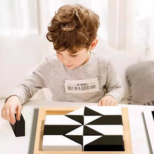 Ladda upp bild till gallerivisning, Dolda block-pussel i trä