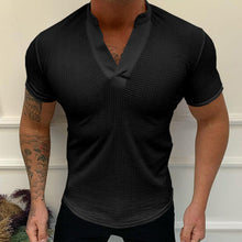 Ladda upp bild till gallerivisning, Snygg V-ringad t-shirt för män