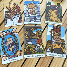 Ladda upp bild till gallerivisning, Tarotkort för katt