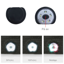 Ladda upp bild till gallerivisning, led bluetooth uppladdningsbar självlysande hatt