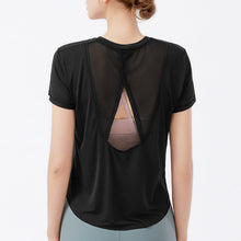 Ladda upp bild till gallerivisning, Utskärning vacker back yoga T-shirt