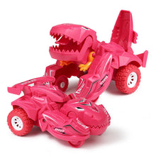 Ladda upp bild till gallerivisning, Transformerande glidande dinosaurieleksaksbil