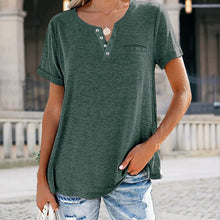 Ladda upp bild till gallerivisning, T-shirt med V-ringad ficka