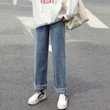 Ladda upp bild till gallerivisning, Jeans med vida ben för kvinnor