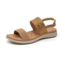 Ladda upp bild till gallerivisning, Spänne avslappnade platta sandaler