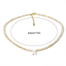 Ladda upp bild till gallerivisning, Mousserande initiala Choker Beads