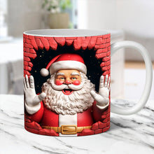 Ladda upp bild till gallerivisning, 3D-mugg med julmotiv