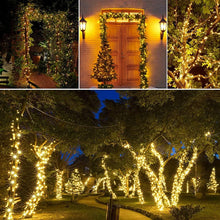 Ladda upp bild till gallerivisning, 100 LED solcellsdrivna ljusslingor