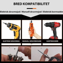 Ladda upp bild till gallerivisning, Magnetiska positionerande skruvmejselbitar (5 st)