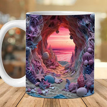 Ladda upp bild till gallerivisning, Mugg i strandstil