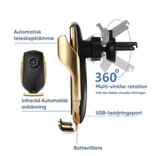 Ladda upp bild till gallerivisning, Trådlös laddning Bil Mute Mobiltelefon fäste